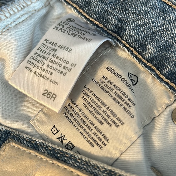 AG Denim Jeans Size 26 The Jodi Crop 22 years succession Medium Wash High Rise - Picture 11 of 13